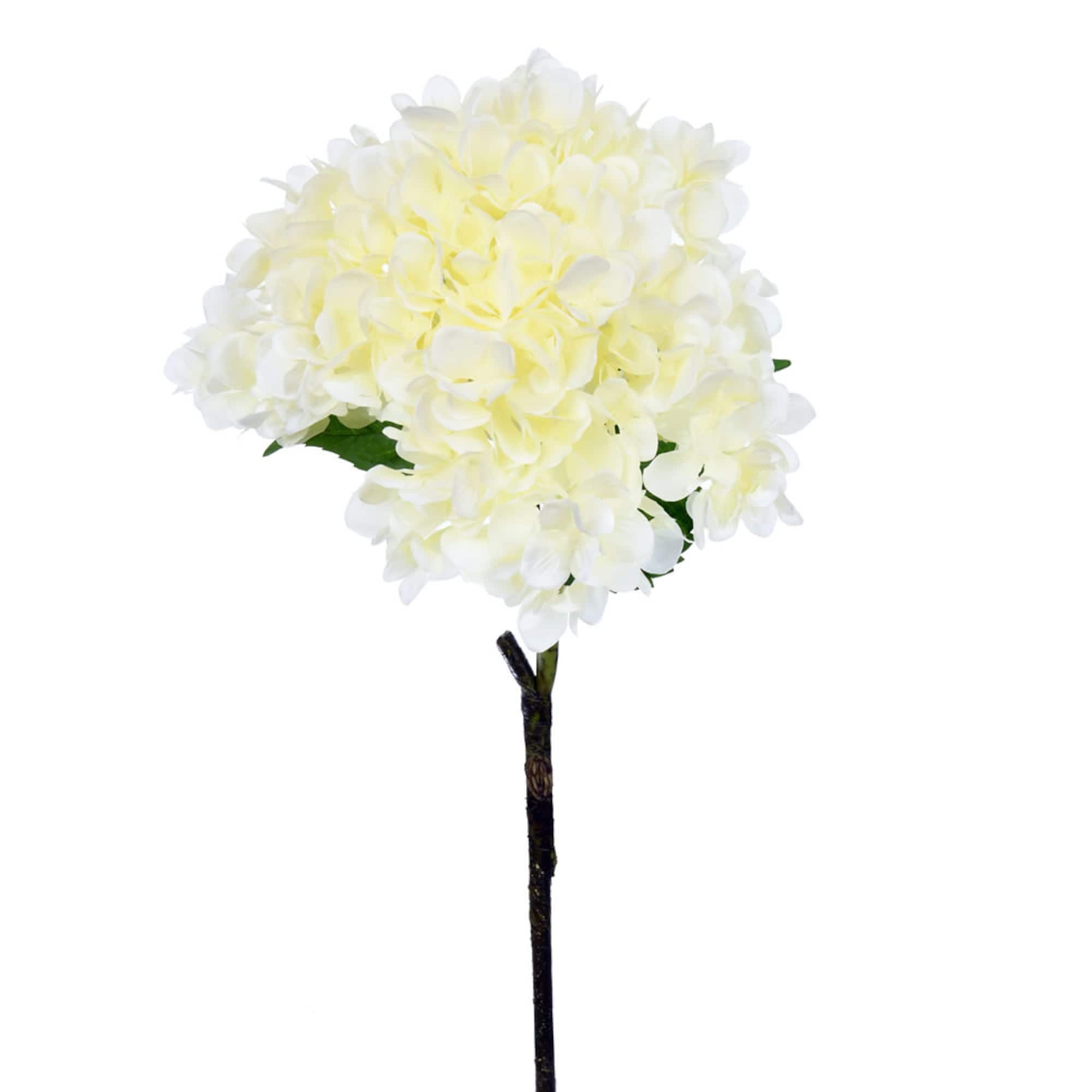 Artificial White Hydrangea Spray